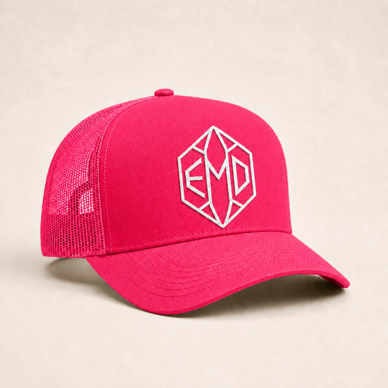 Bone Emerald - EMD Diamante Outline - Pink