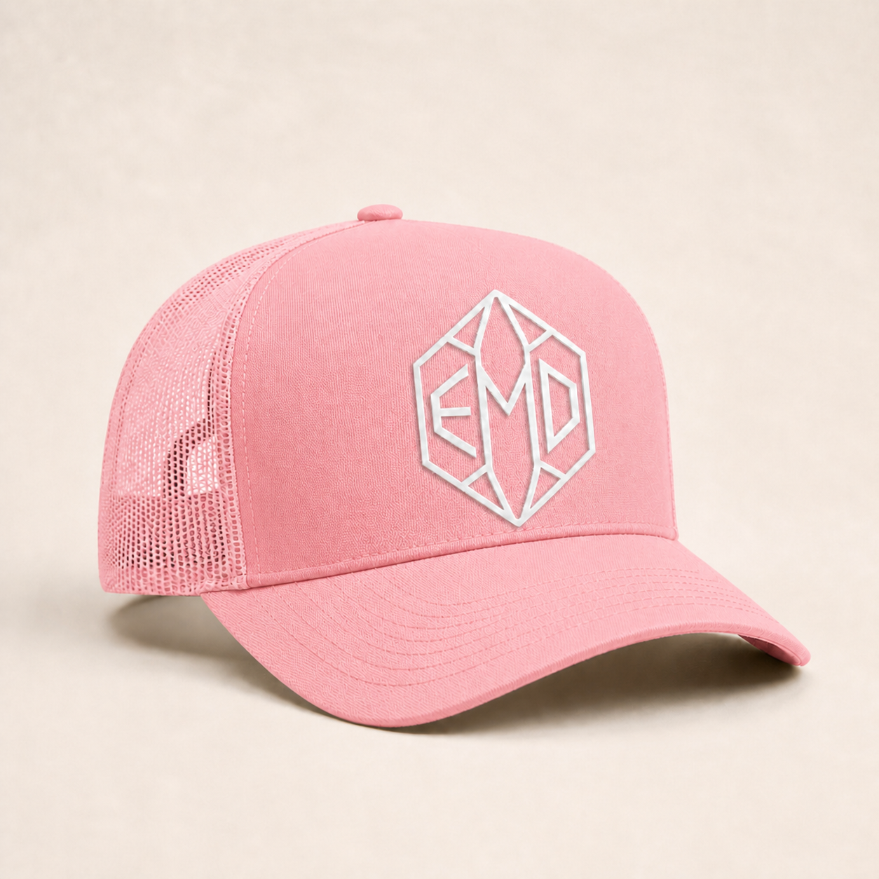 Bone Emerald - EMD Diamante Outline - Rosa Claro