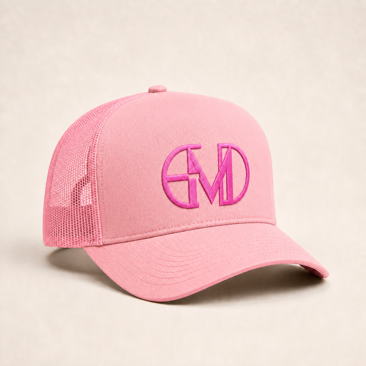Bone Emerald - EMD Monograma Rosa - Rosa Claro