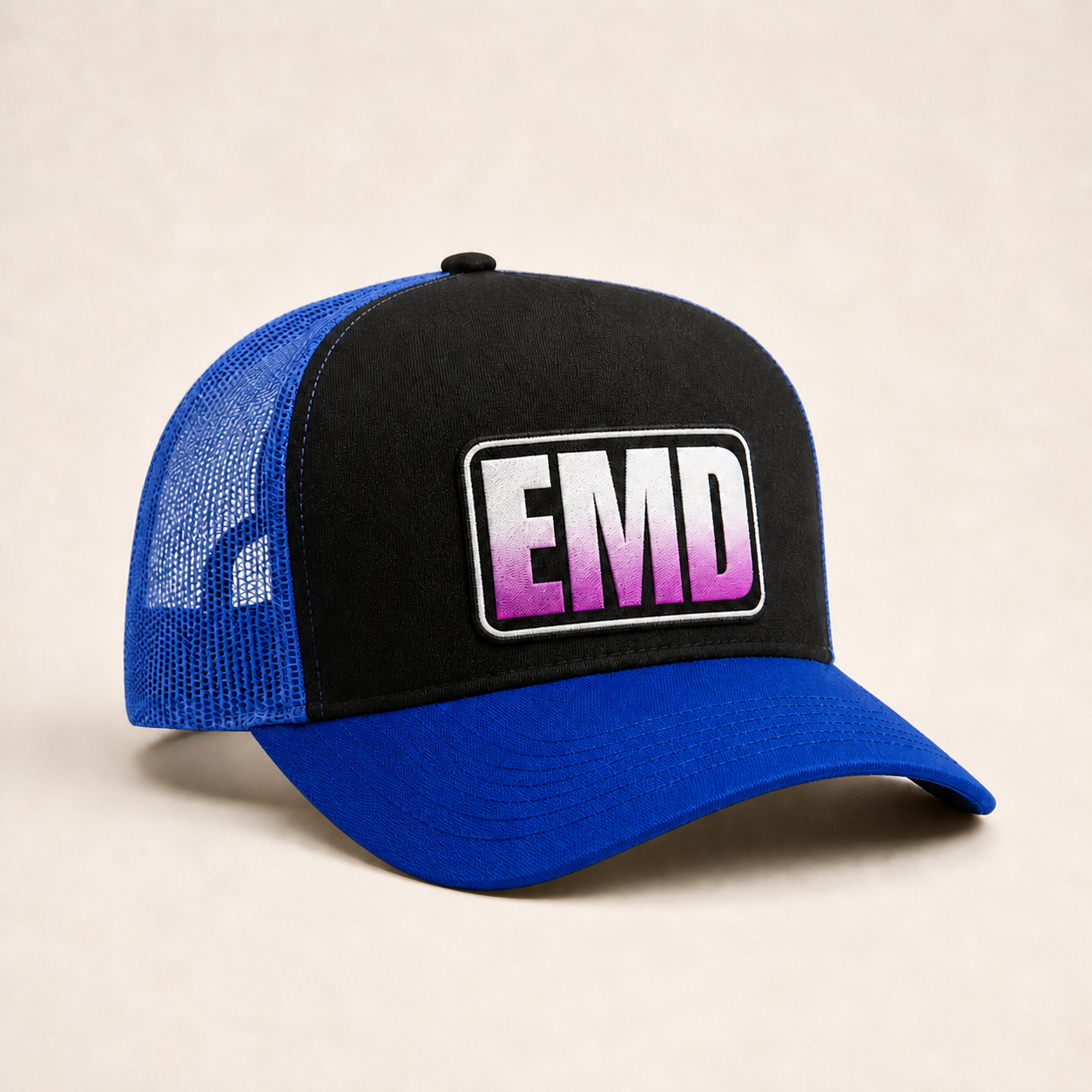 Bone Emerald - EMD Retangulo Gradiente - Preto Azul