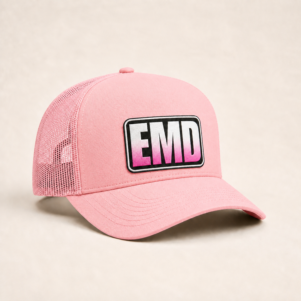 Bone Emerald - EMD Retangulo Gradiente - Rosa Claro