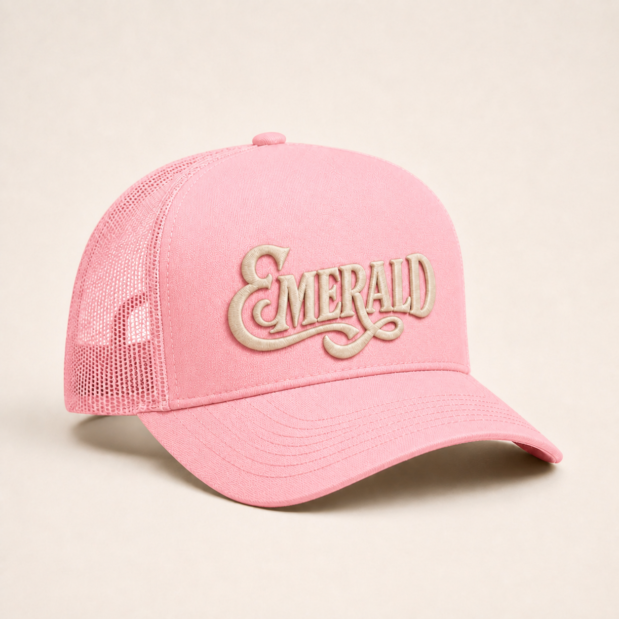 Bone Emerald - Emerald Script Sombra - Rosa Claro