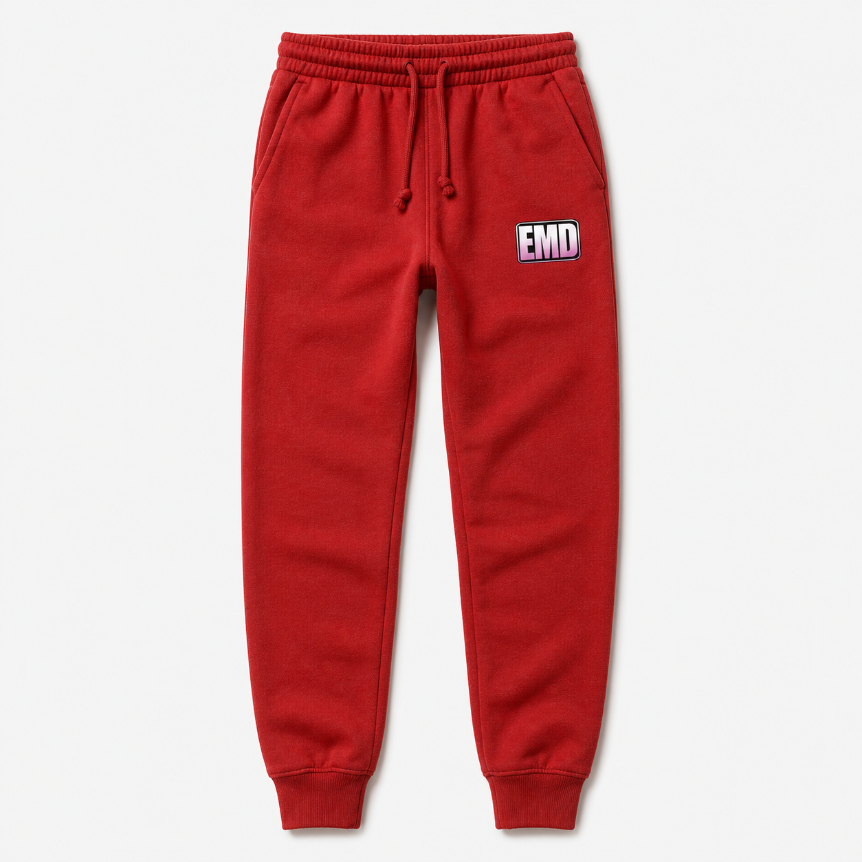Calca Moletom Emerald - EMD Retangulo Gradiente - Vermelho