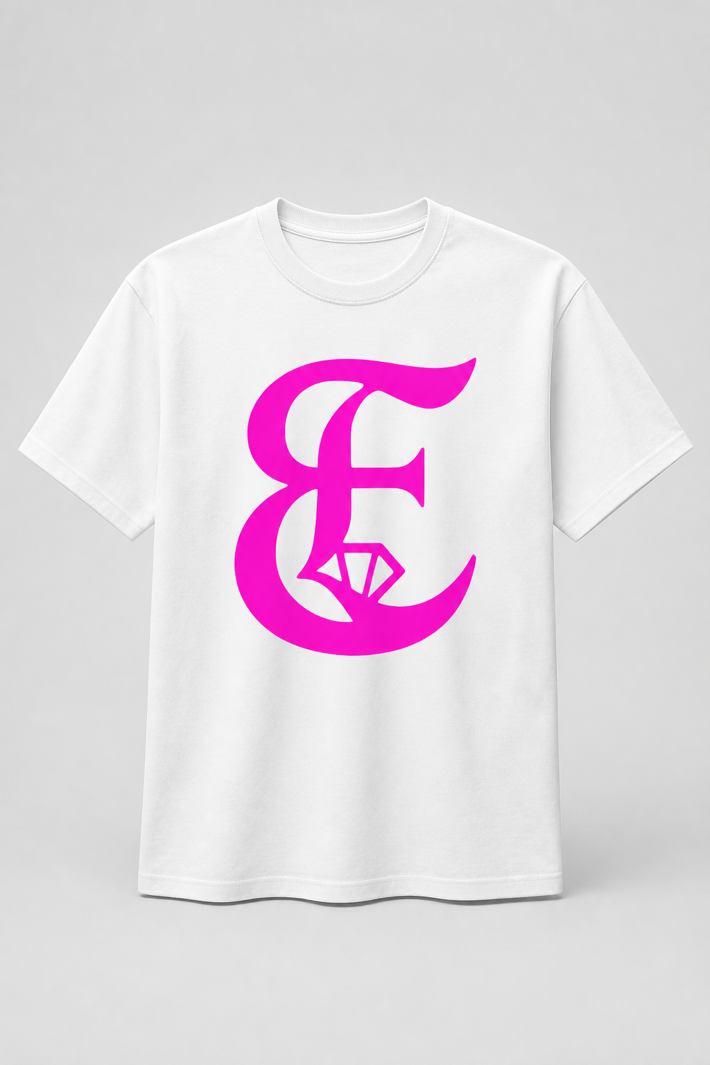 Camisa Emerald - E Diamante Rosa - Branco