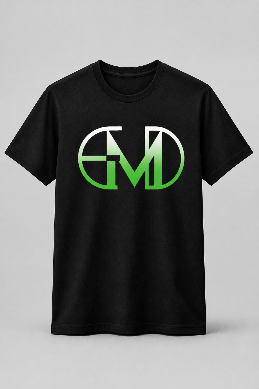 Camisa Emerald - EMD Monograma Verde - Preto