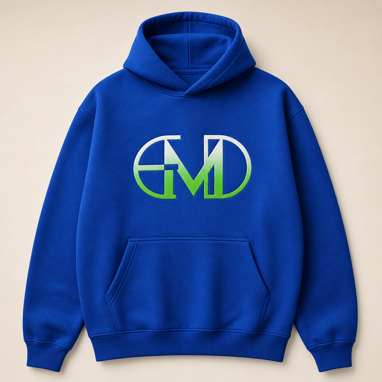 Moletom Emerald - EMD Monograma Verde - Azul