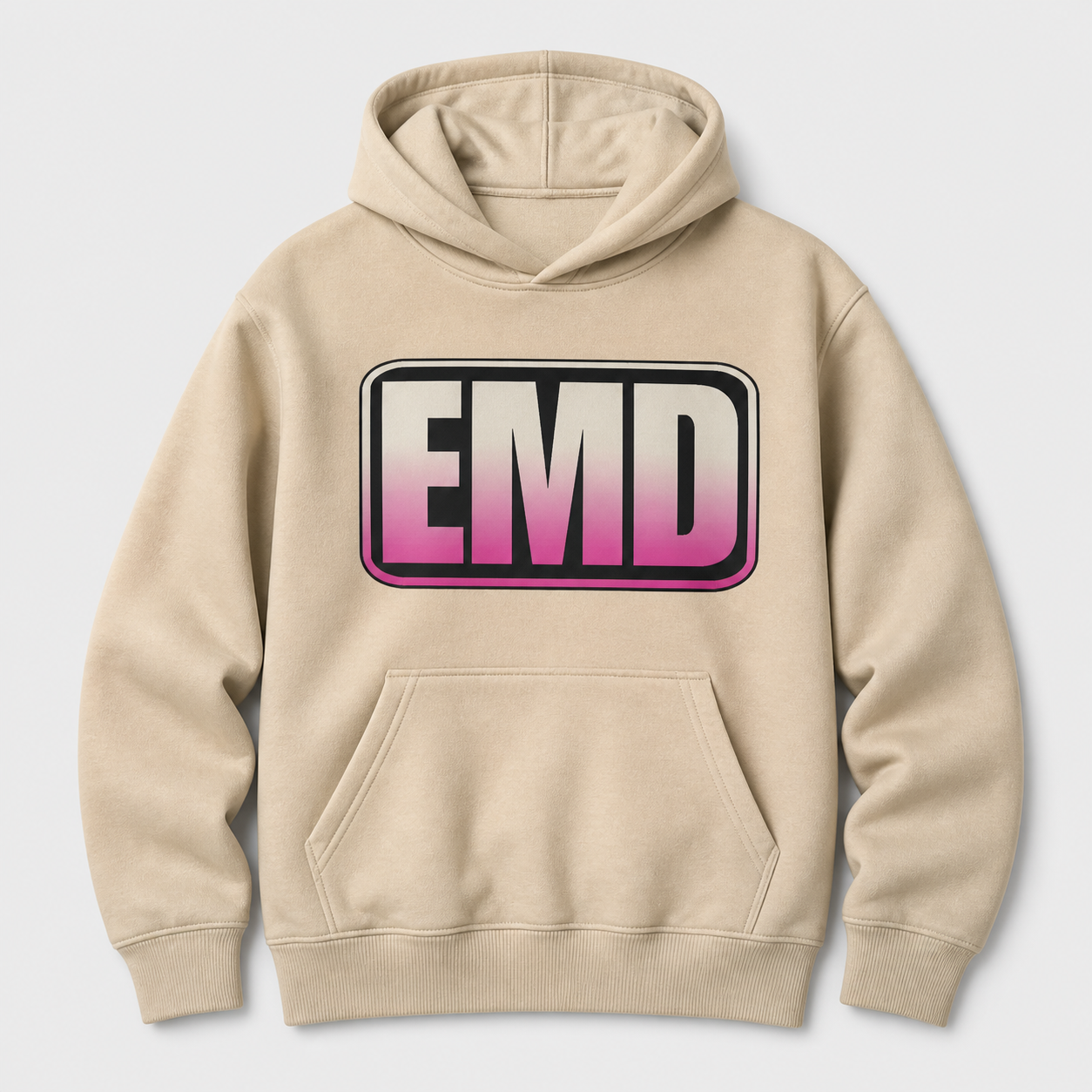 Moletom Emerald - EMD Retangulo Gradiente - Bege