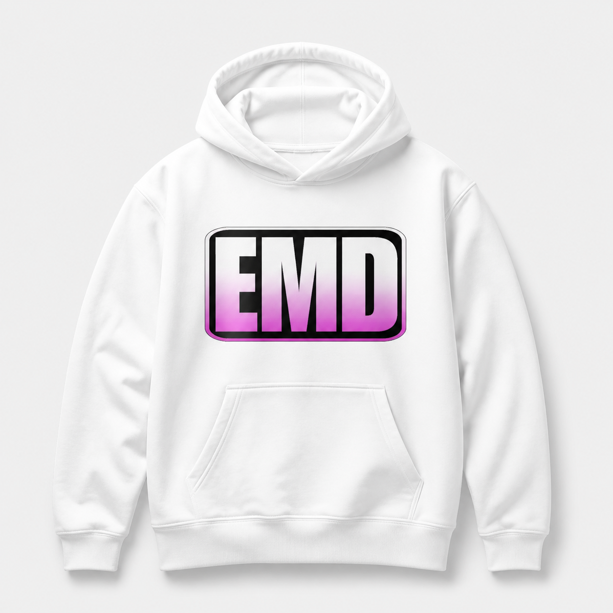 Moletom Emerald - EMD Retangulo Gradiente - Branco