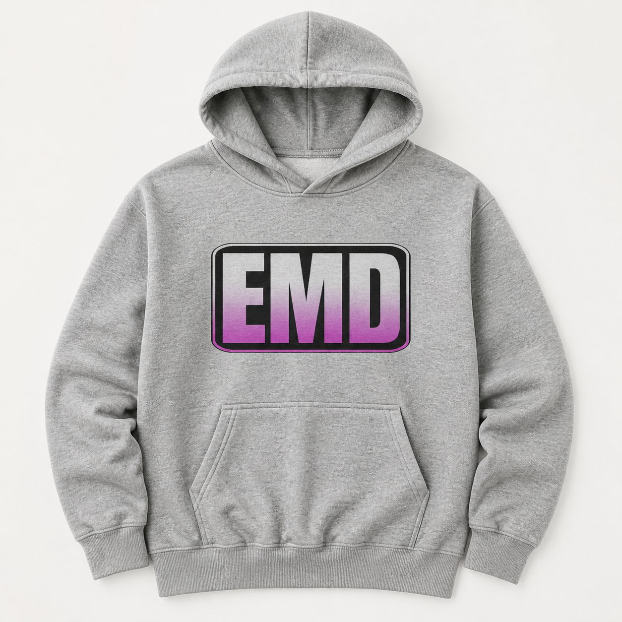 Moletom Emerald - EMD Retangulo Gradiente - Cinza
