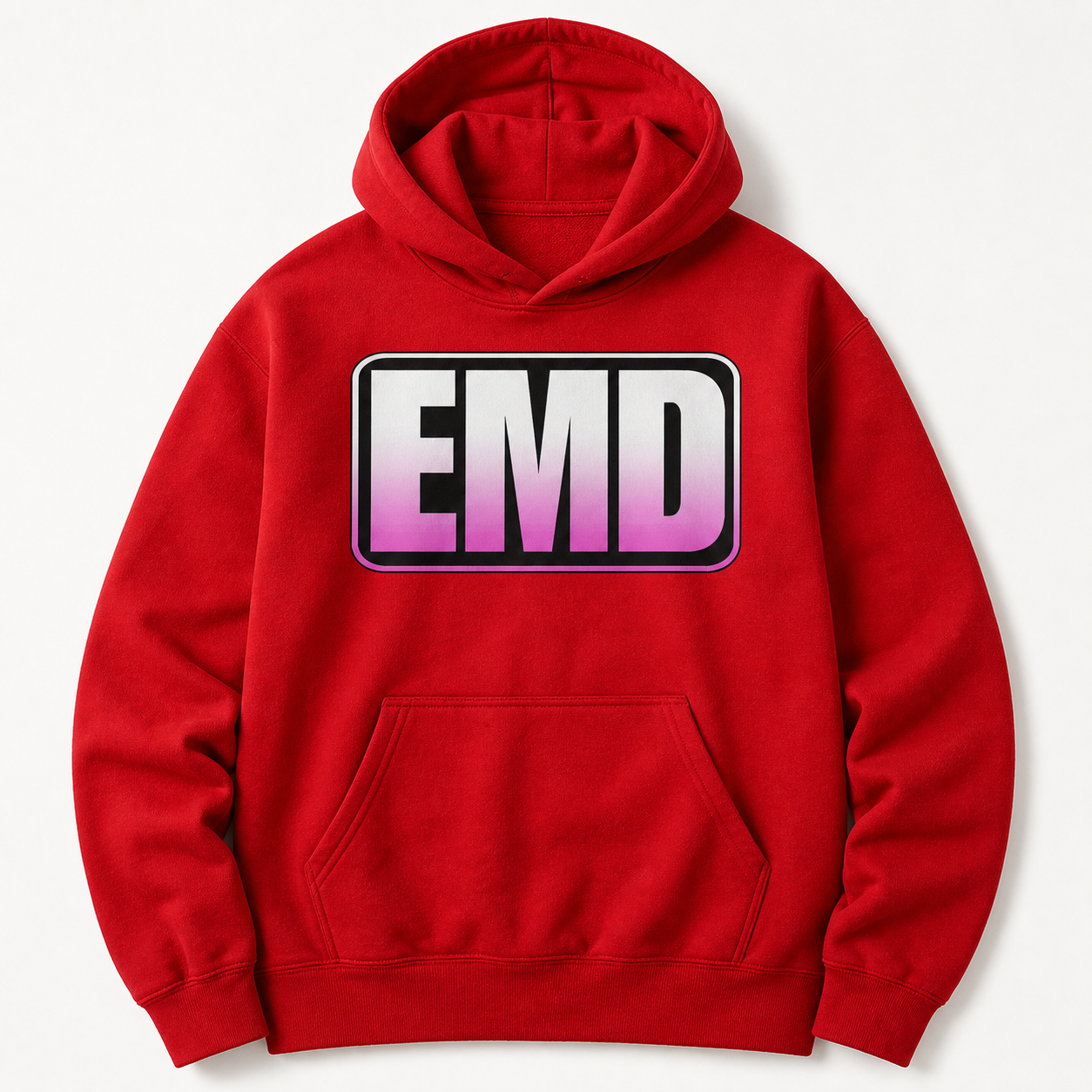 Moletom Emerald - EMD Retangulo Gradiente - Vermelho